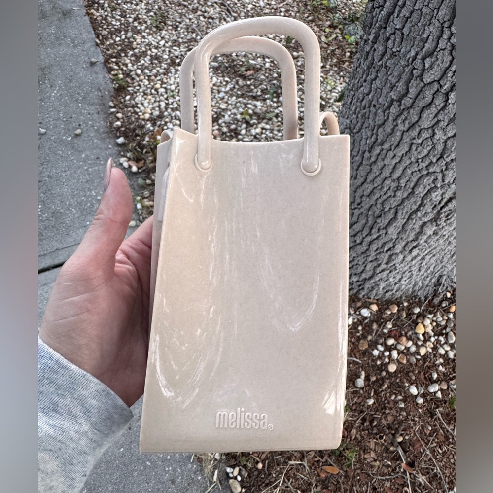 Melissa Call Me Cell Phone Bag cream mini bag